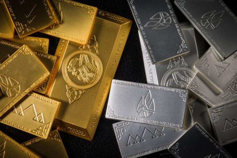 Gold and Silver Crypto bars