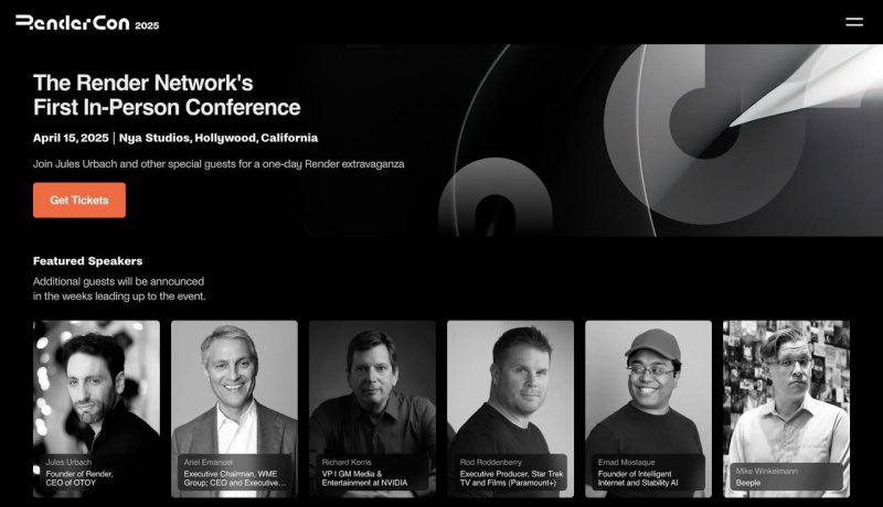 Render Network to Host RenderCon 2025: Exploring the Future of ...