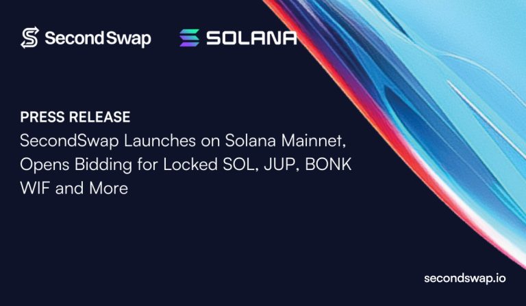Sol Telegraph SecondSwap Launches on Solana Mainnet, Opens Bidding for Locked SOL ...