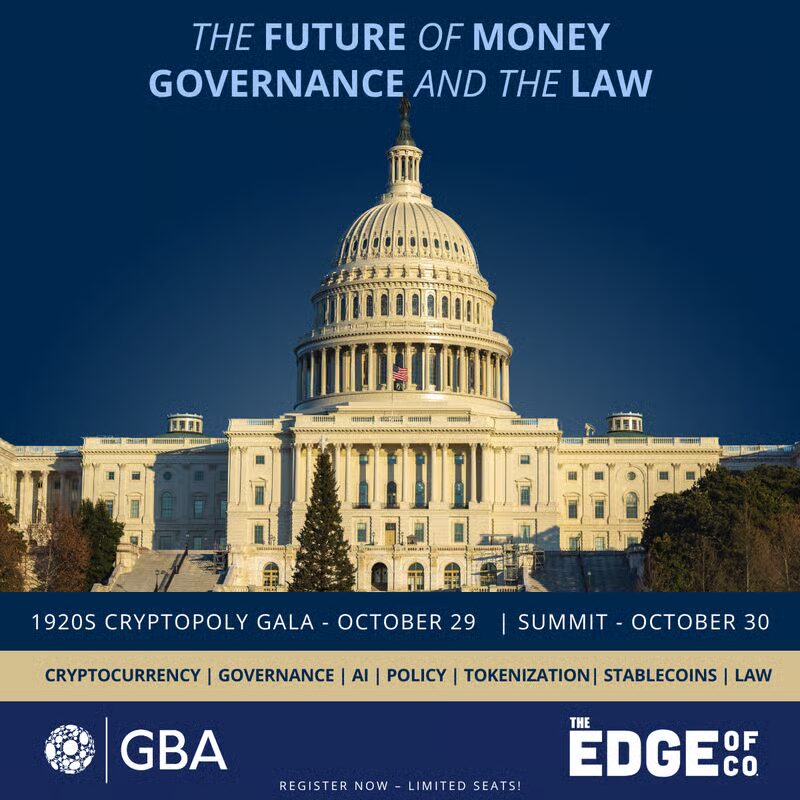 Policymakers and Tech Innovators Are Gearing Up For GBA’s The Future of Money, Governance, and the Law (FoMGL) Event